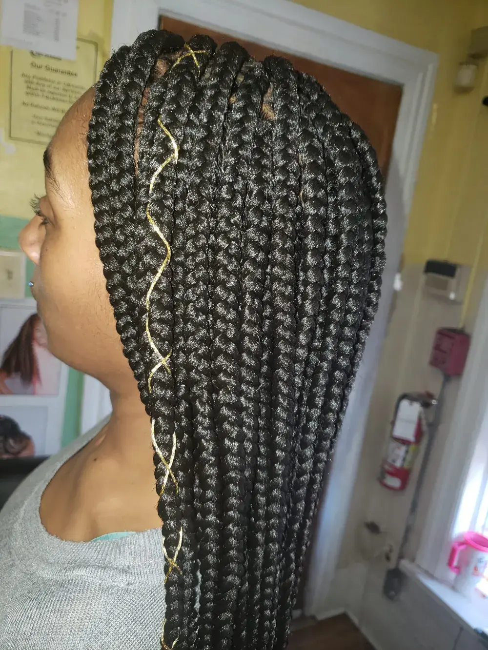 Box braids by Exclusive Hair Braiding in Wilmington, DE