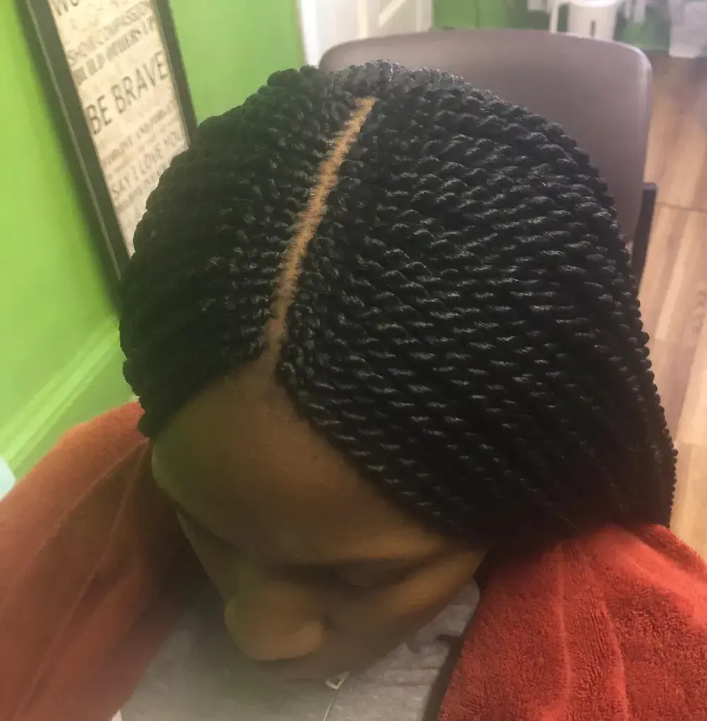 Box braids by Exclusive Hair Braiding in Wilmington, DE
