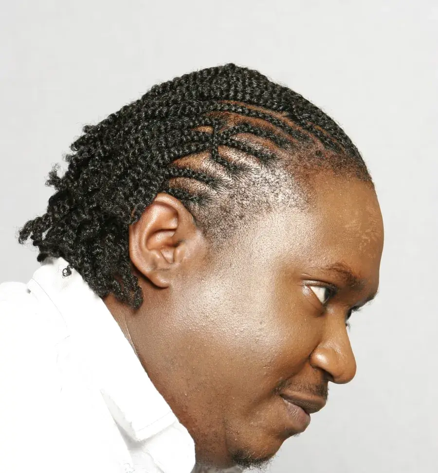 Men's Natural Hair Box Braids or Twists at Exclusive Hair Braiding, Wilmington DE